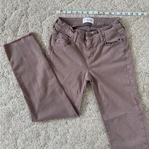 Parker Smith Mauve Stretch Skinny Jeans Size 25